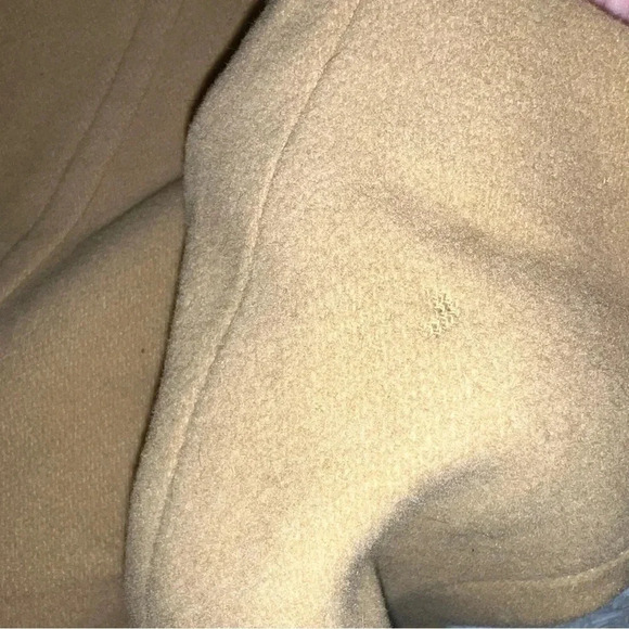 Fleet Street Wool Tan Button Up Jacket Size 12 Petite with Button detailing - Picture 8 of 9